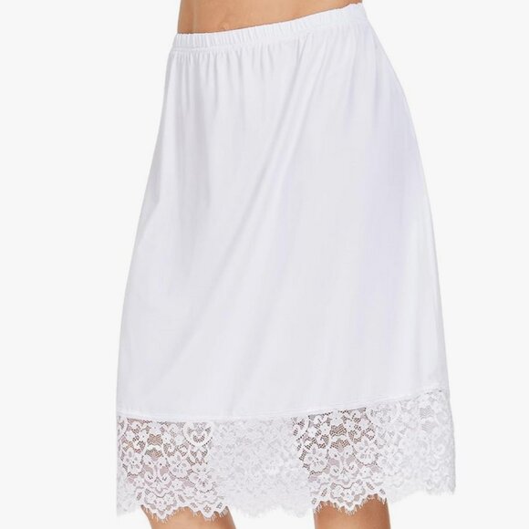 Eyelet Lace Trim Half Slip - Picture 1 of 4